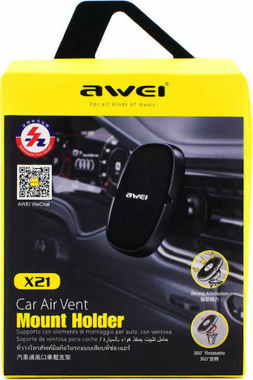 Awei X21 Black Auto Handyhalterung mit Magnet Schwarz