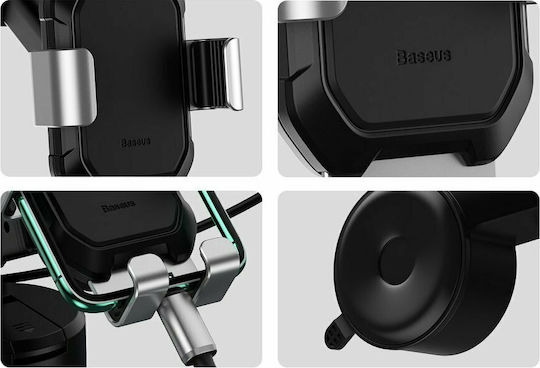 Baseus Car Mobile Mount with Adjustable Hooks Silver