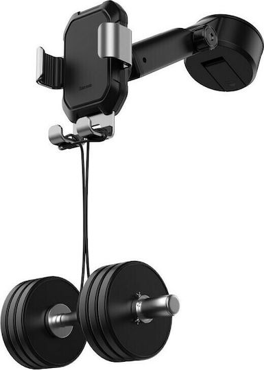 Baseus Car Mobile Mount with Adjustable Hooks Silver
