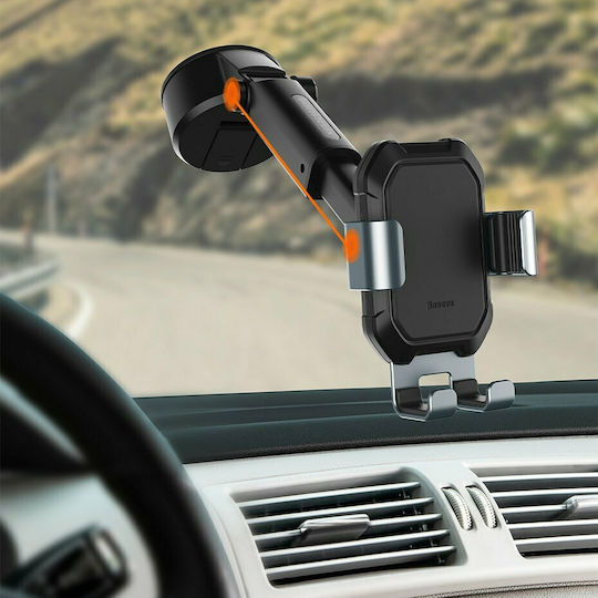 Baseus Car Mobile Mount with Adjustable Hooks Silver