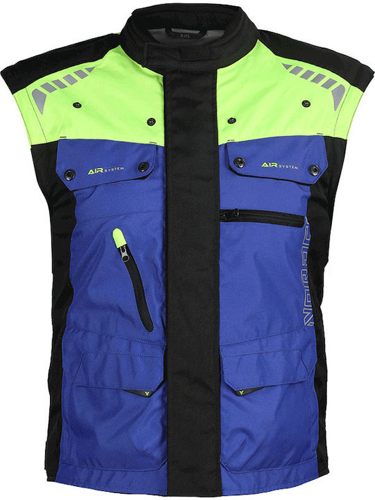 Nordcode X-Cross Men's Motorcycle Jacket 4 Seasons Blue/Fluo