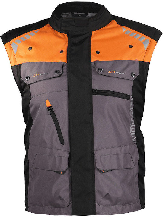 Nordcode X-Cross Мъжко Мотоциклетно яке Grey/Orange