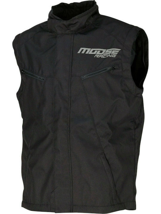 Moose Racing Soft-Goods Qualifier Bărbătesc Geacă de motocicletă 4 Sezoane Negru