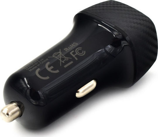 Moxom MX-VC07 Car Charger 2.4A with one Port: 1xUSB Black Color