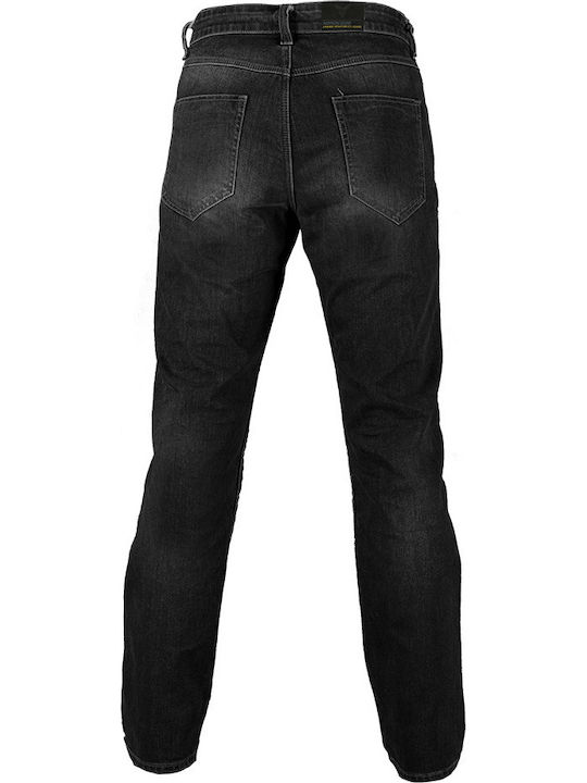 Nordcap Jeans Kevlar Ανδρικό Παντελόνι Μηχανής 4 Εποχών Μαύρο