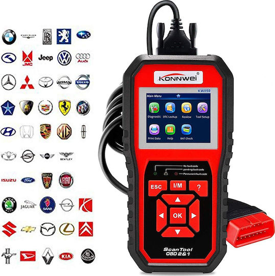 Konnwei Car Diagnostics Digital Tool OBD 2 Compatible Android