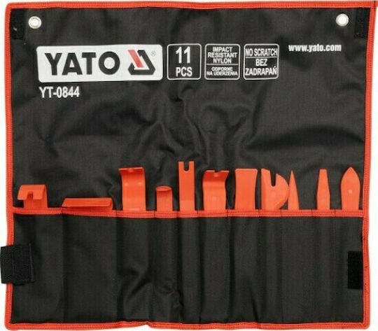 Yato Plastic Car Upholstery Clip Removal Tools 11 Pieces