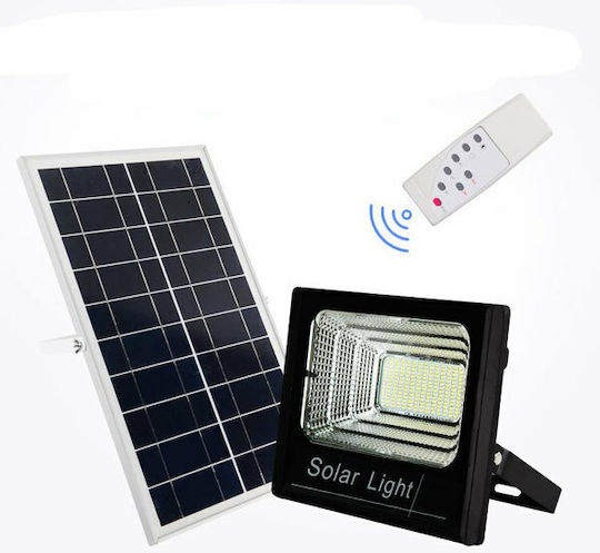 Aca Waterproof Solar LED Flood Light 25W Cold White 6000K with Photocell and Remote Control IP66