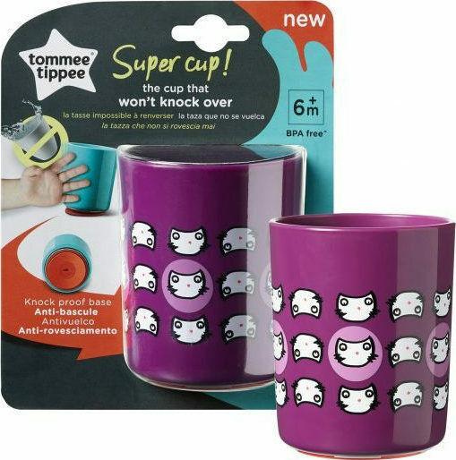 Tommee Tippee Baby Cup No Knock made of Plastic Purple 190ml for 24m+m+ 44730775