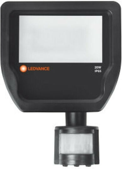 Osram Floodlight 100DEG Waterproof LED Flood Light 20W Natural White 4000K with Motion Sensor and Light Sensor IP65