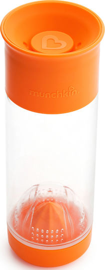 Munchkin Παιδικό Ποτηράκι Miracle Fruit Infuser από Πλαστικό Πορτοκαλί 590ml για 12m+