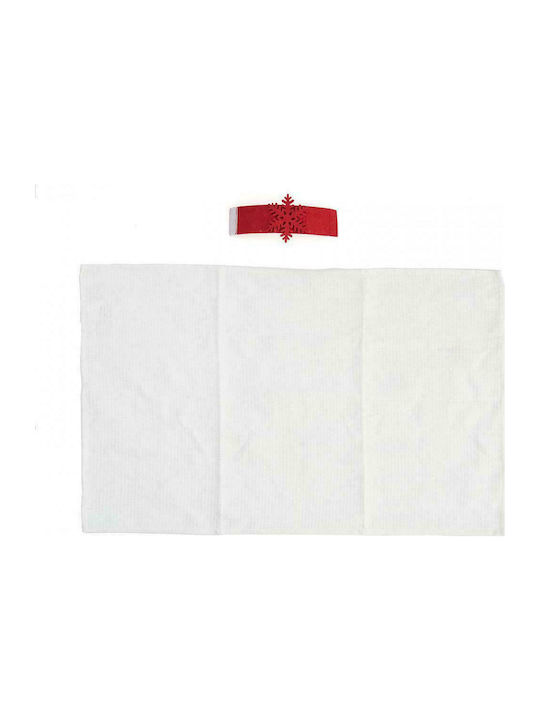 Heinner Christmas Towel Fabric White L64xW38cm.