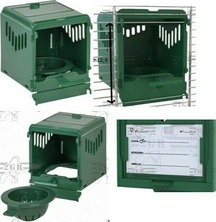 2 GR Cuib Păsări Plastic Verde