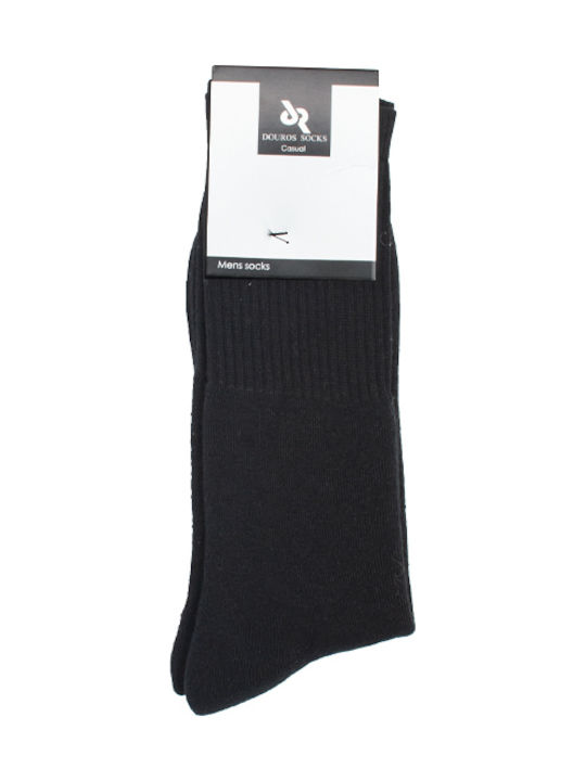 Douros Socks Ανδρικές Μονόχρωμες Κάλτσες Μαύρες Douros Socks Ανδρικές Μονόχρωμες Κάλτσες Μαύρες