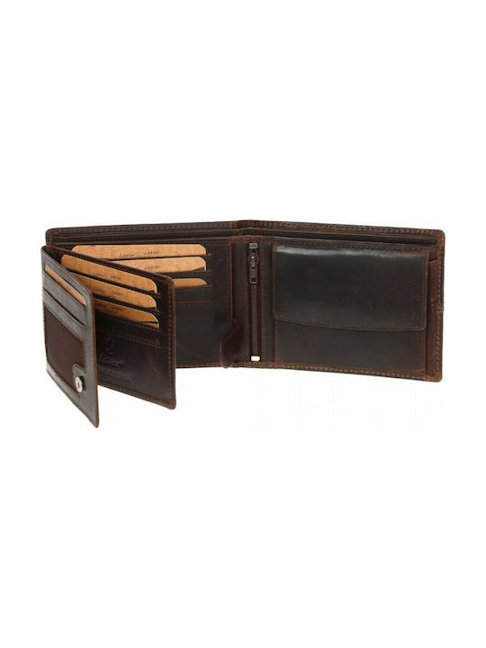 Lavor Men's Leather Wallet Brown