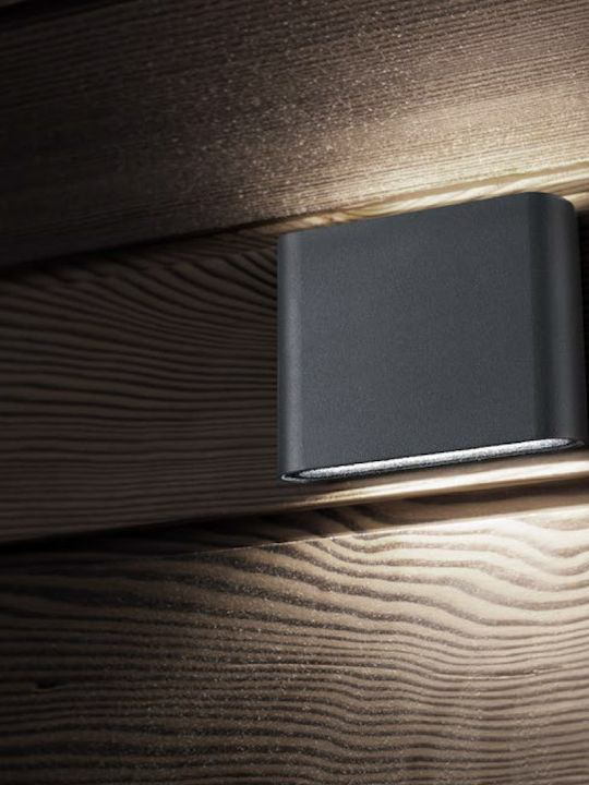 SoleLuce Επιτοίχια Εξωτερική Πλαφονιέρα LED IP54