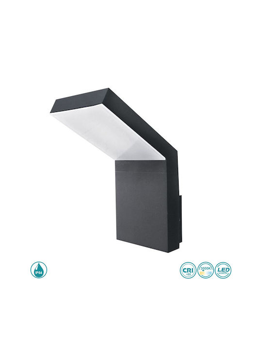 SoleLuce Επιτοίχια Εξωτερική Πλαφονιέρα LED IP54