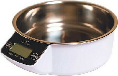 Kerbl Intelligent Edelstahl Schalen Futter für Hunde Weiß 1000ml 81876