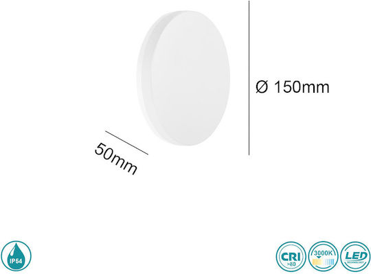 SoleLuce Стенен Външен Плафон LED IP54