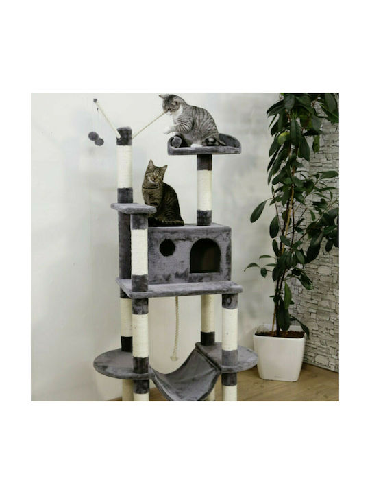 Kerbl Matteo Cat Scratching Post Cat Tree in Gri Color