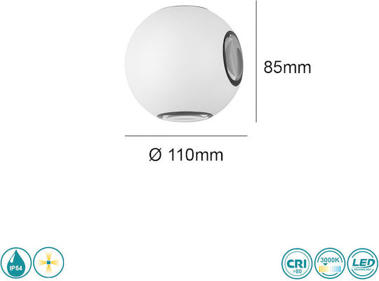 SoleLuce Стенен Външен Плафон LED IP54