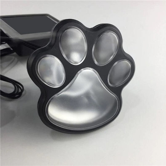 Lightex Paw Σετ 4 Ηλιακά Φωτιστικά Δαπέδου Ψυχρό Λευκό 7500K με Φωτοκύτταρο IP44 3.5x3.5εκ.