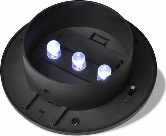 vidaXL Σετ 6 Επιτοίχια Ηλιακά Φωτιστικά 0.6W Ψυχρό Λευκό με Φωτοκύτταρο