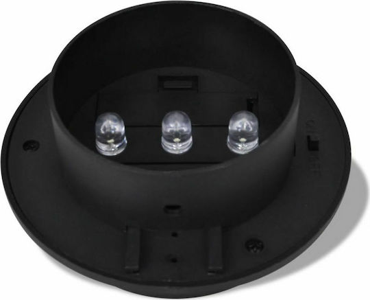 vidaXL Σετ 6 Επιτοίχια Ηλιακά Φωτιστικά 0.6W Ψυχρό Λευκό με Φωτοκύτταρο