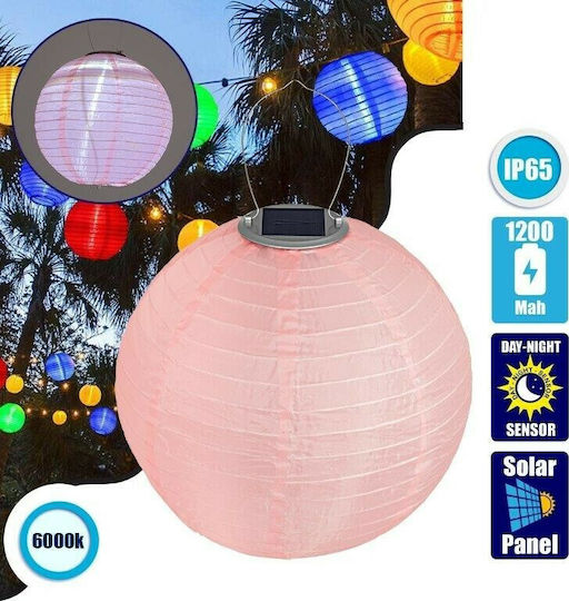 GloboStar Hängend Solarleuchte Ampel 1W 100lm Kaltweiß 6000K mit Fotokontakt IP65