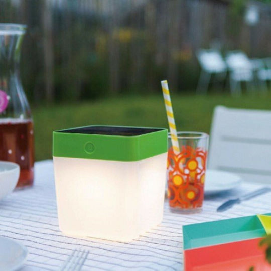 Lutec Cube Lampă Solară pardoseală 1W 100lm Alb Cald 3000K cu Fotocelulă IP44