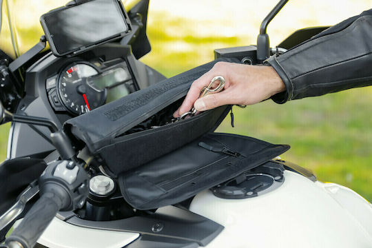 Lampa Handlebar T-Voyager Waterproof Motorcycle Handlebar Bag 2lt Black 340x170x80mm