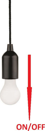 Eurolamp LED Φωτιστικό Ασφαλείας Γλόμπος με Τροφοδοσία Μπαταρίας και Φωτοκύτταρο