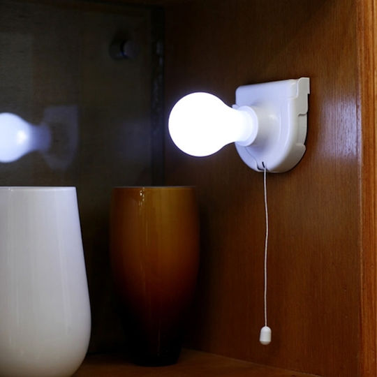 InnovaGoods LED Lumină Globul pentru dulapuri cu Alimentare cu baterie și Autocolant de montare 1buc