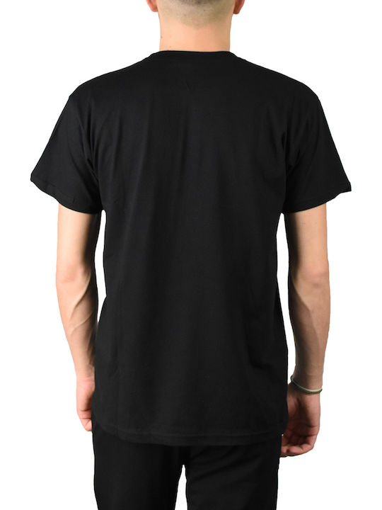 B&C E150 Ανδρικό Διαφημιστικό T-shirt Κοντομάνικο σε Μαύρο Χρώμα B&C E150 Ανδρικό Διαφημιστικό T-shirt Κοντομάνικο σε Μαύρο Χρώμα