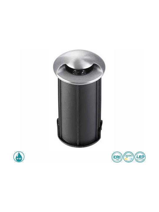 SoleLuce Spot Außenstehlampe IP67 Silber