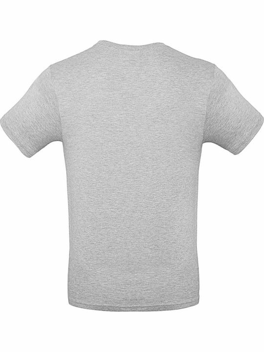 B&C E150 Men's Short Sleeve Promotional T-Shirt Ash TU01T-600