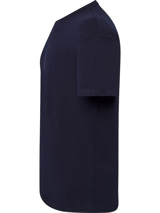 JHK Men's Short Sleeve Promotional T-Shirt Navy Blue