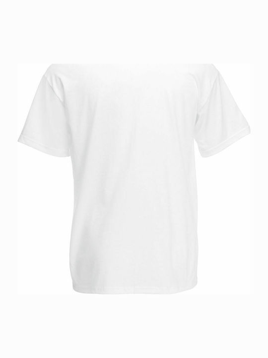 Fruit of the Loom Heavy T Men's Short Sleeve Promotional T-Shirt White