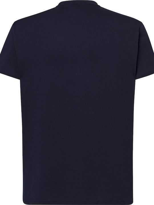 JHK Men's Short Sleeve Promotional T-Shirt Navy Blue