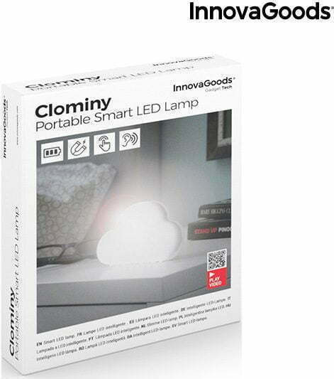 InnovaGoods Презареждащ се LED Резервно аварийно осветление с Фотоклетка Clominy 1бр