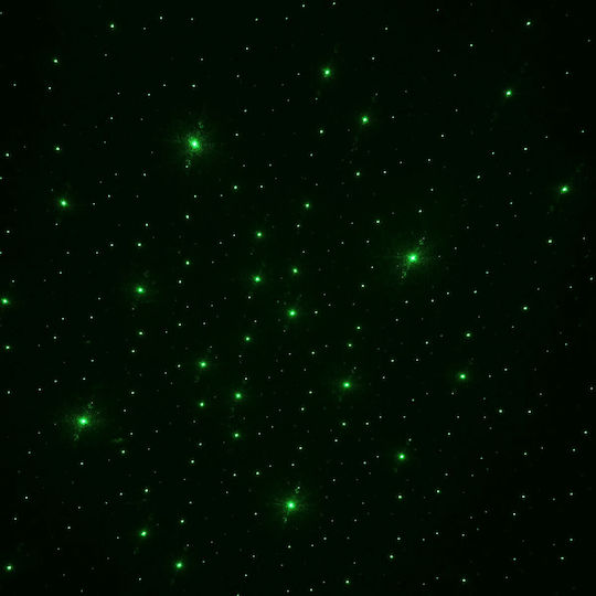 GloboStar Διακοσμητικό Φωτιστικό Laser Night Sky Aurora Galaxy LED RGB Party Light 3x3εκ.