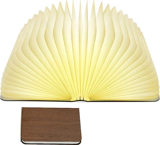Gingko Wood Grain Lustră Decorativă Carte Maro
