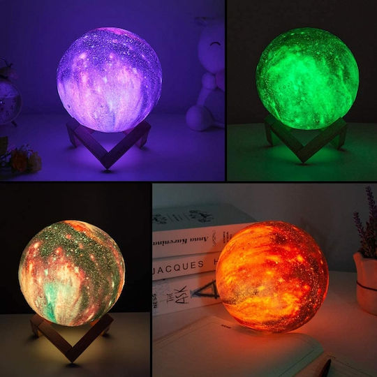 Lampă reîncărcabilă Lustră Decorativă Lumină de Lună Multicolor