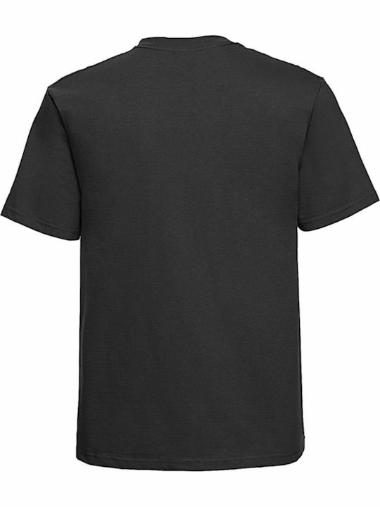 Russell Europe Classic Heavyweight T Men's Short Sleeve Promotional T-Shirt Black