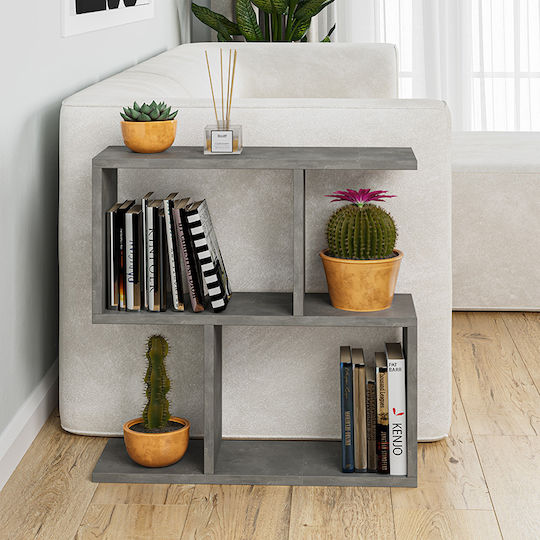 Rectangular Măsuță auxiliară Homemania Antique Grey L60xW20xH60cm.