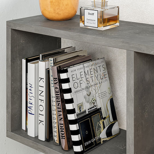 Rectangular Măsuță auxiliară Homemania Antique Grey L60xW20xH60cm.