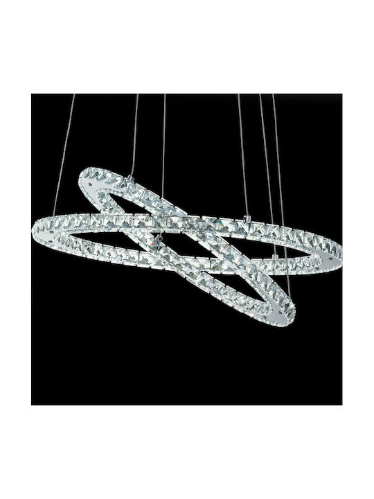 Eglo Varrazo Kronleuchter LED mit Kristallen Transparent 31667