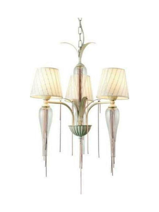 Aca Chandelier Lampshade 3xE14 Transparent 53cm EG170303PWFG