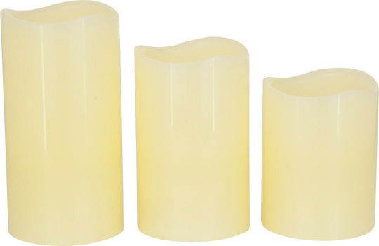 GloboStar Decorative Lamp Wax Polish White 3pcs