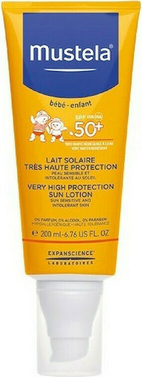 Mustela Waterproof Baby Sunscreen Emulsion 200ml